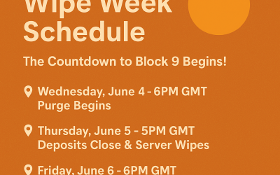 Tangerine Wipe Week Schedule: The Countdown to Block 9 Begins