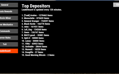 Block 10 Deposit Totals