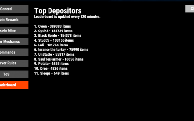 Block 11 Deposit Totals
